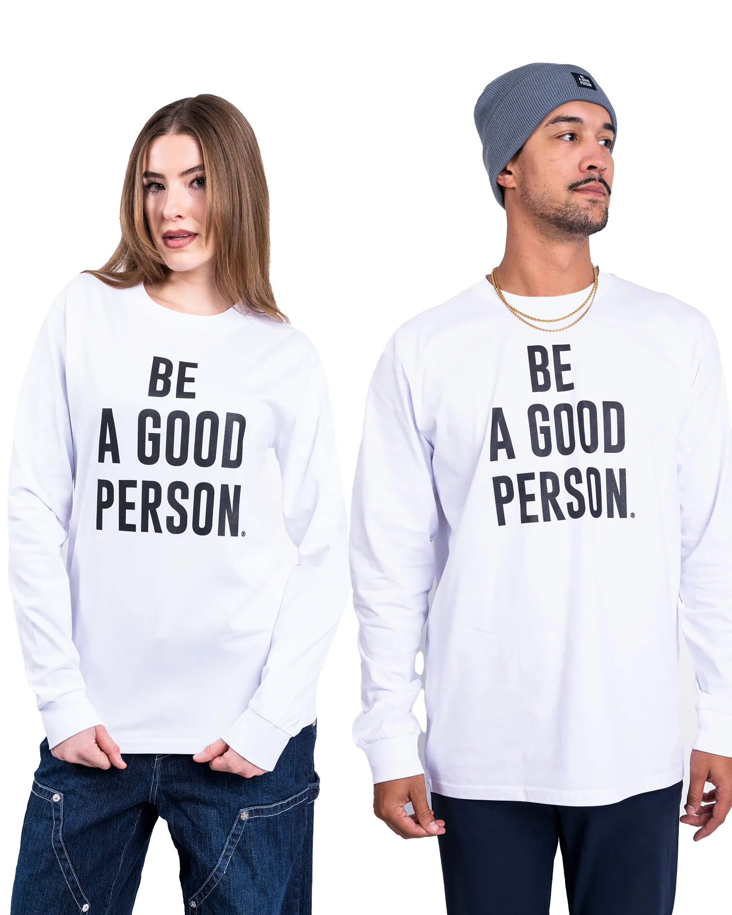 Signature Long Sleeve - White Odor Neutralizing Technology Hybrid Fabric Blend