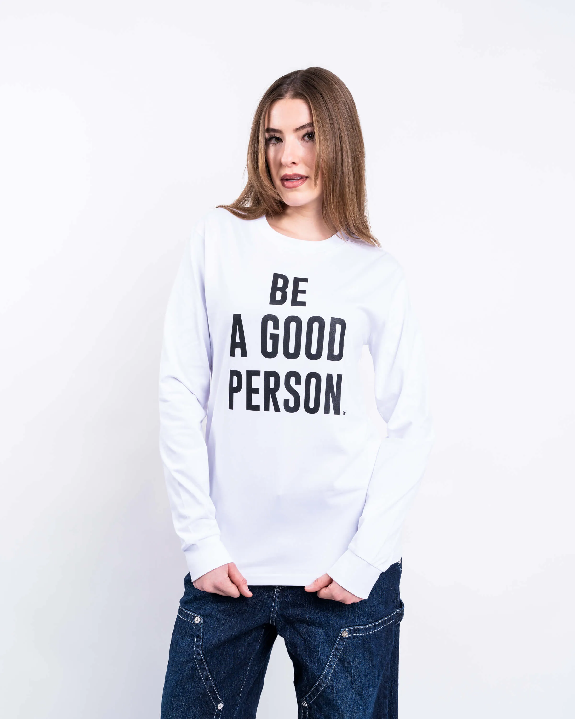 Office Look Signature Long Sleeve - White