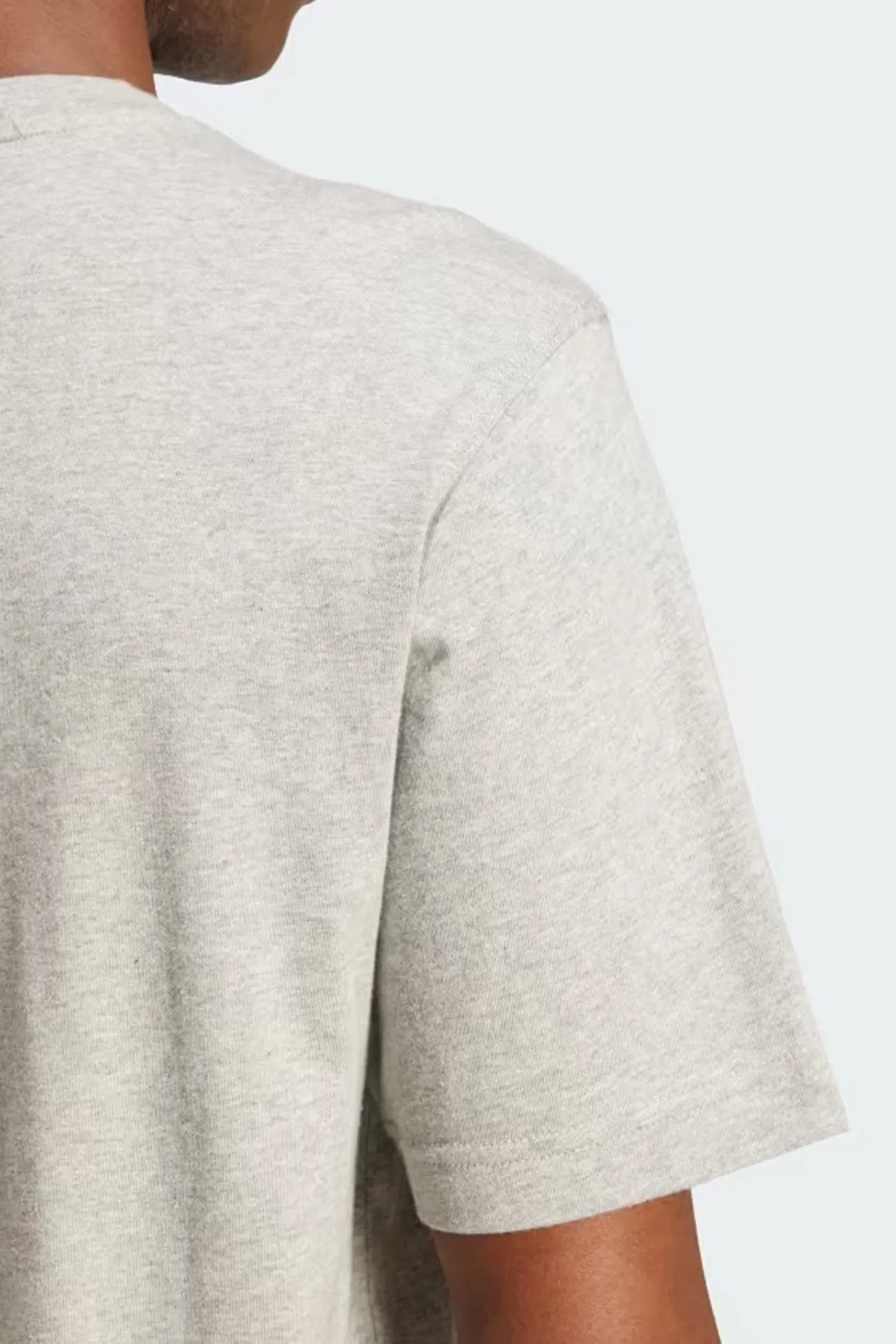 AntiPillingFinish Breathable Material Trefoil Essential Tee Medium Grey Heather