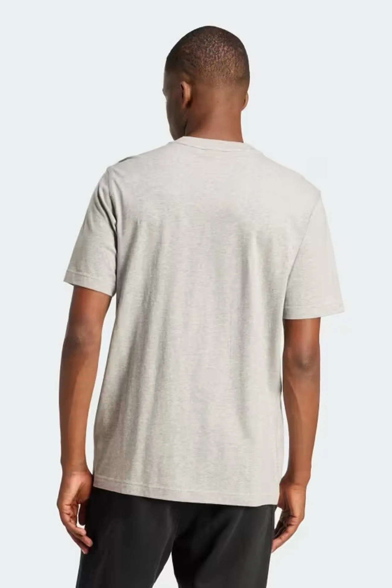 Trefoil Essential Tee Medium Grey Heather Anti Odor Treatment
