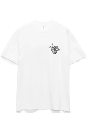 Airy Mesh Lining Shawn Dot Tee White