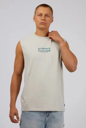 Straight Edge Muscle Grey AllSeason Wearability Raw Edge Detail