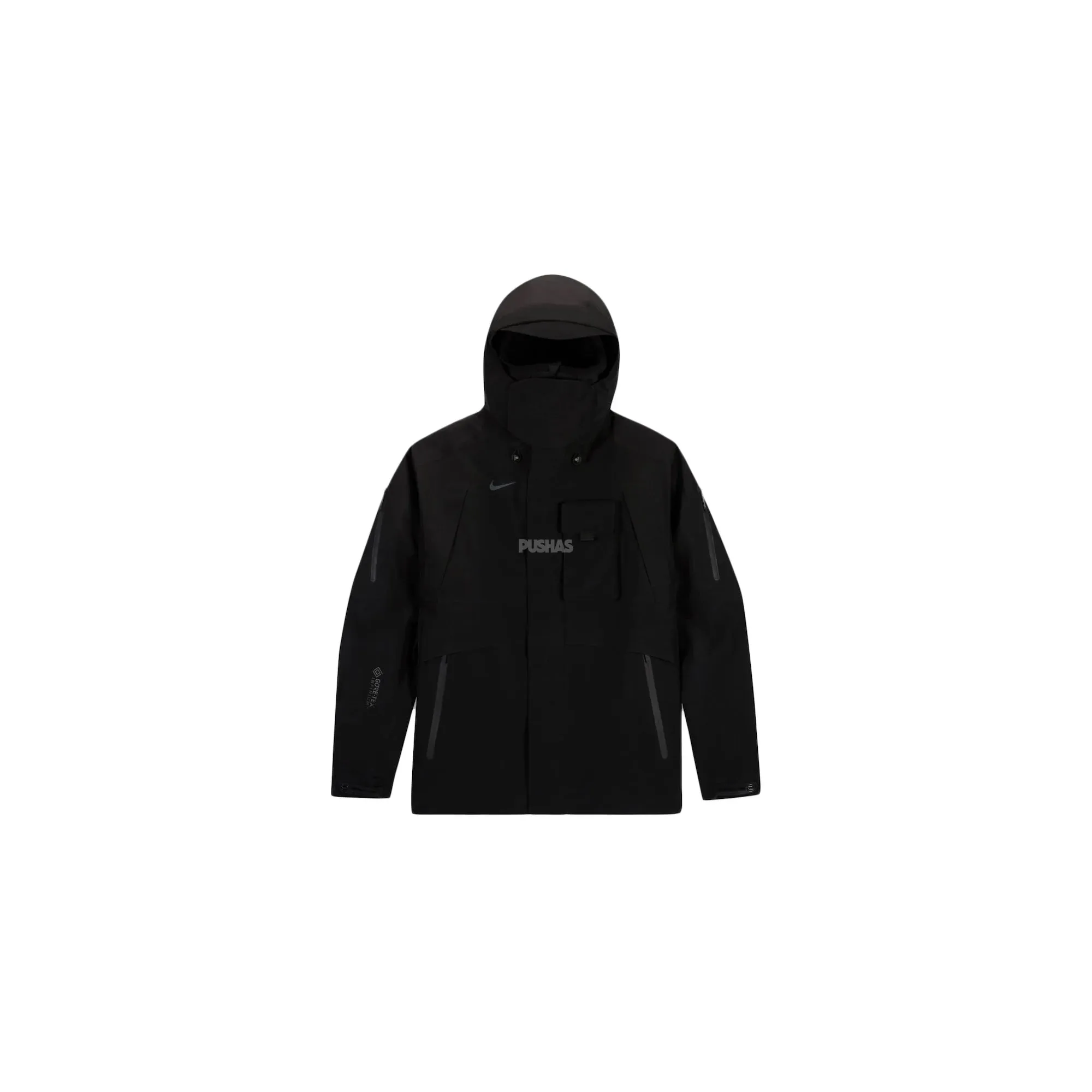 Layered silhouette NRG BH Jacket x Cactus Corp by Travis Scott 'Black' (2022)