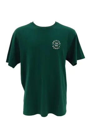 Sport Top Elasticized Waistband Oath V Short Sleeve Standard Tee Deep Emerald Sand Slate