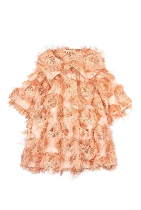 Odor Resistant Finish Moisture Wicking Inner Layer Car Coat - Rose Gold Eyelash