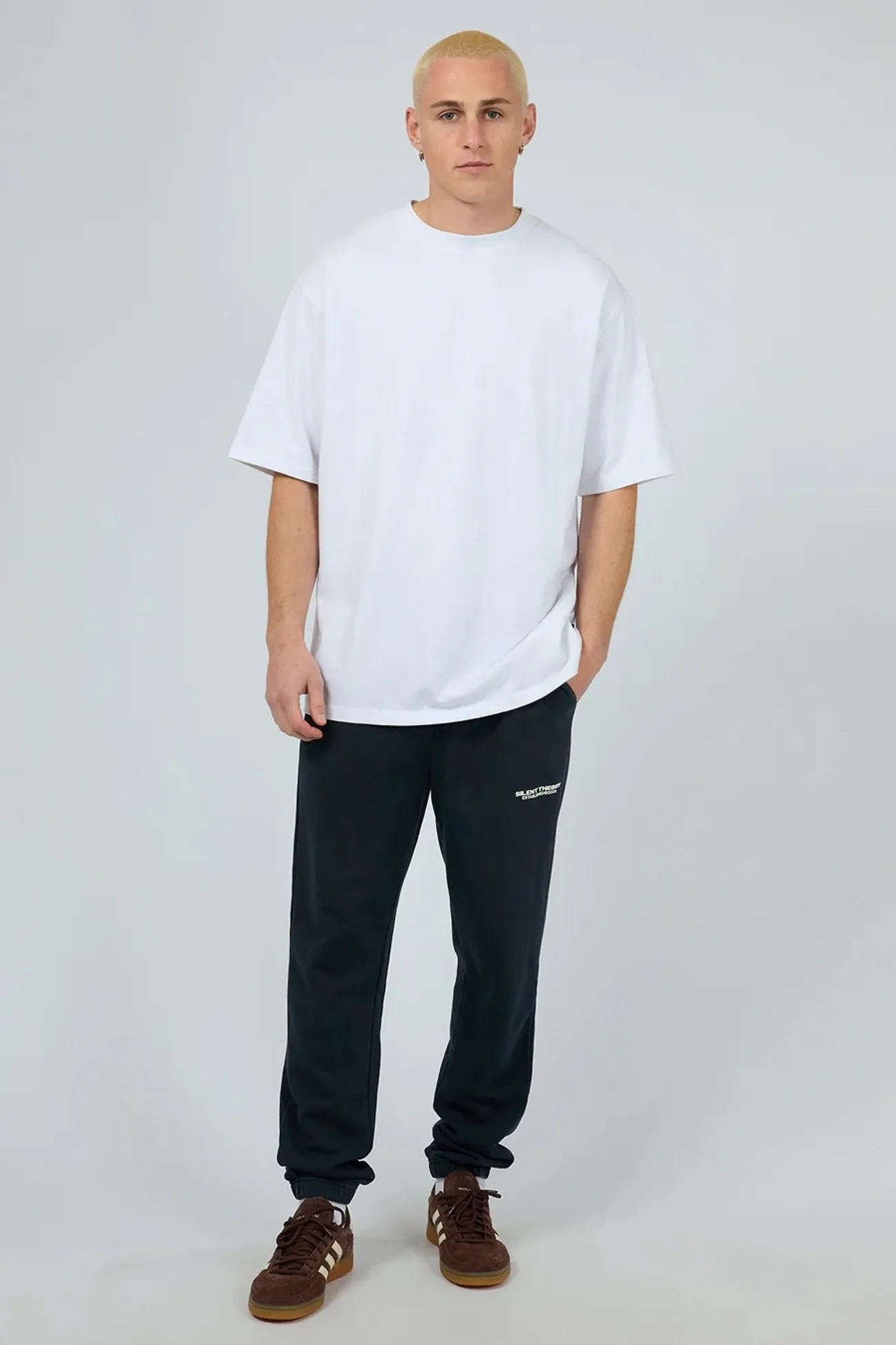 Essential Theory Track Pant Navy Breathable mesh