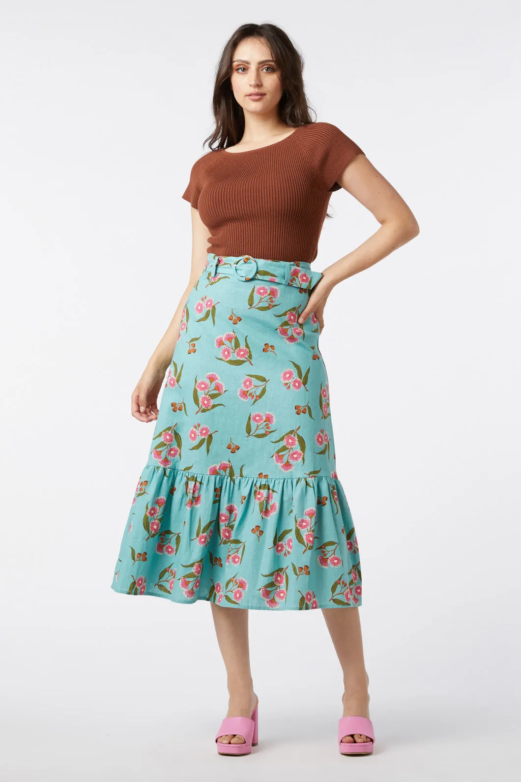 Flowering Gum Skirt Trendy Layering Flattering Cut