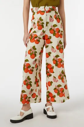 FadeResistantTreatment Tapered ankle Orange Toile Pant