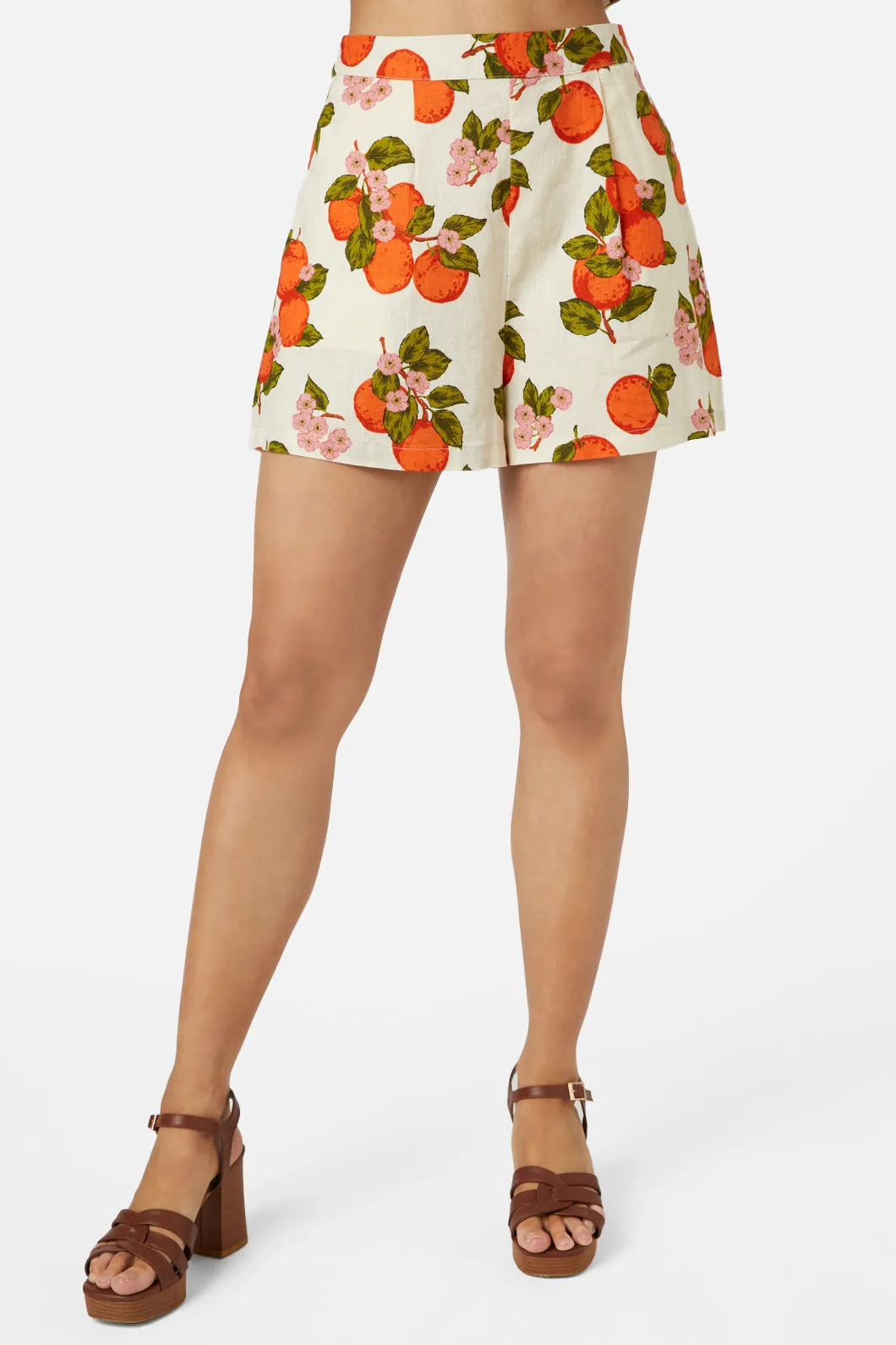 Orange Toile Short Breathable Comfort
