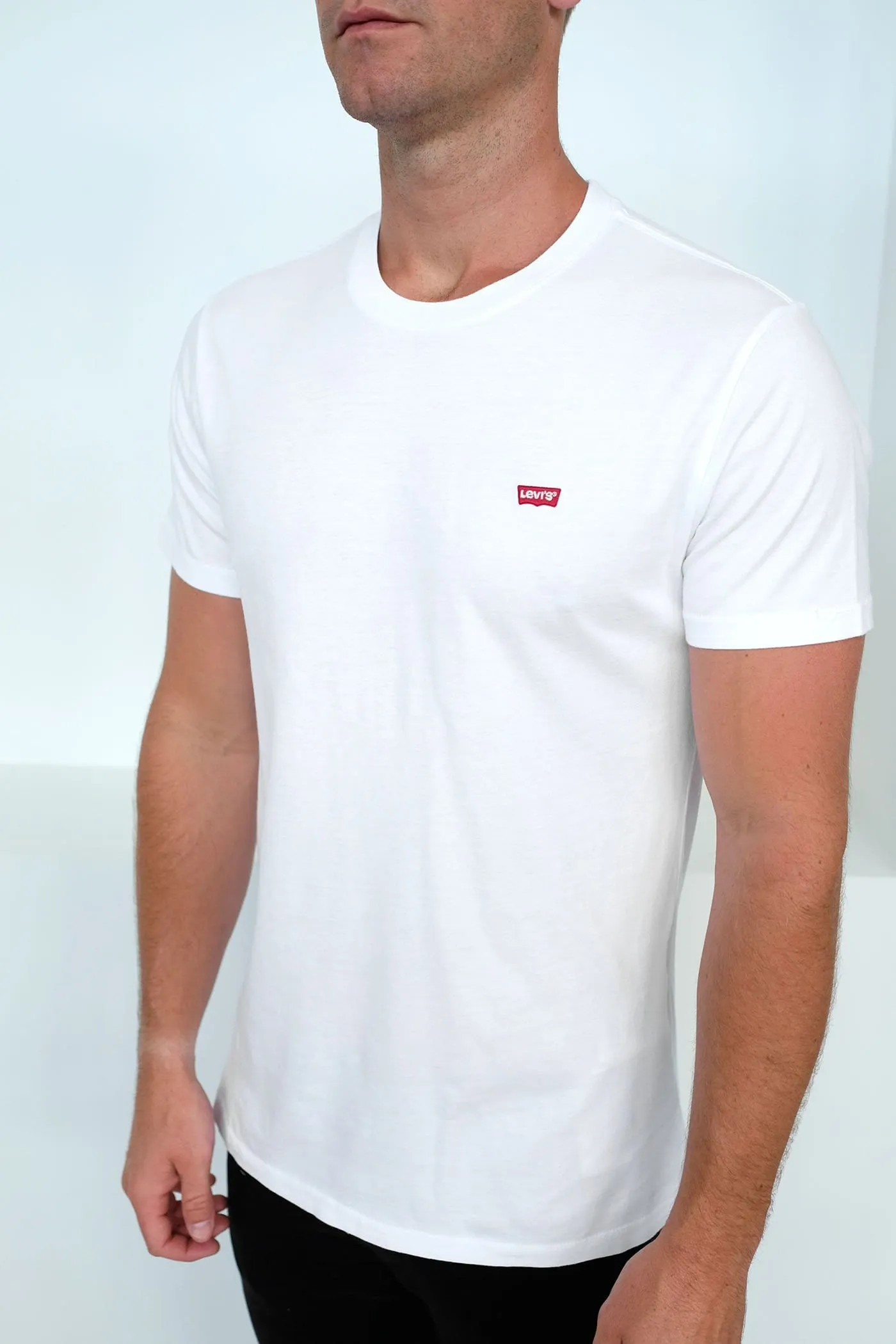 Original Housemark Short Sleeve Tee Patch White Abrasion Resistant Surface Friction Resistant Edges