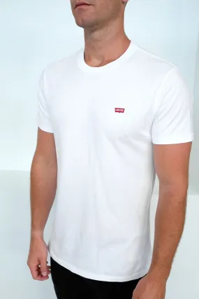 Original Housemark Short Sleeve Tee Patch White Contemporary Cut