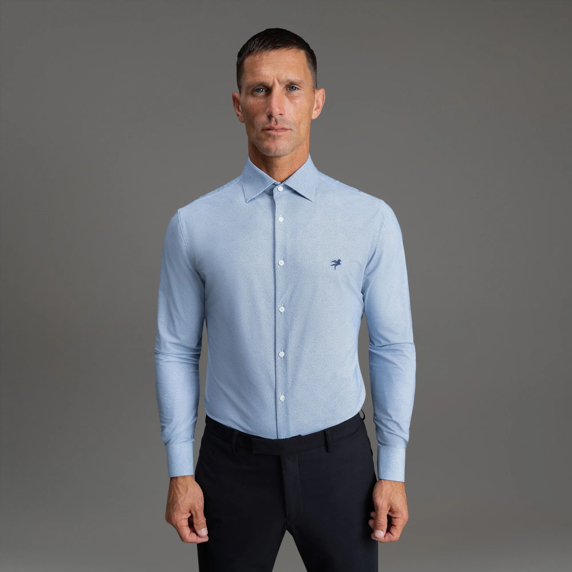 Non Iron PureTech Spread Shirt (Emblem)