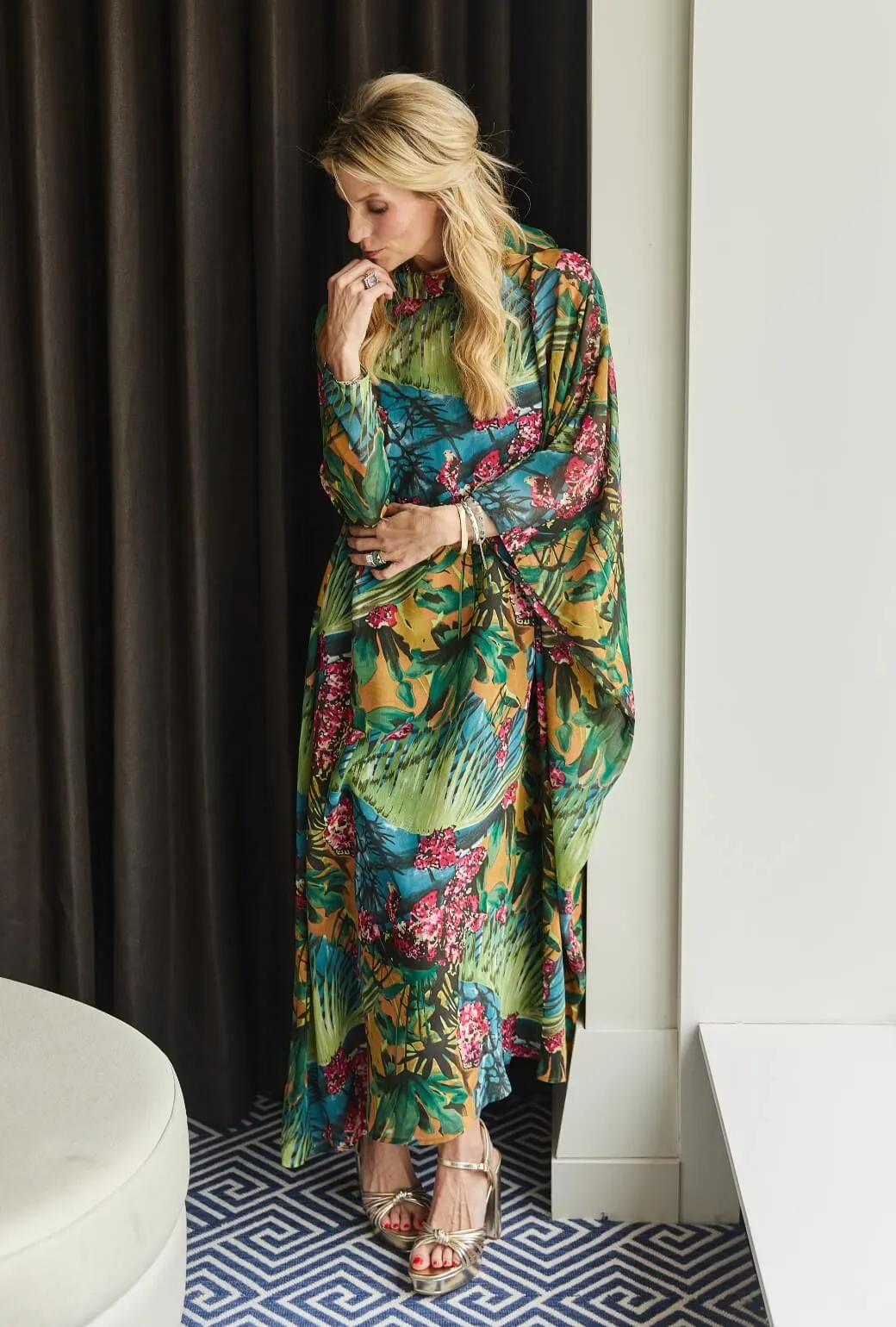 Palm Canyon Kaftan - Rainforest Everyday Use High-Fashion