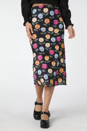 Pansy Mesh Skirt Easy Care Fabric