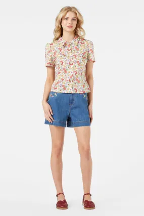 Utility Fit Comfort Control Papillon Emb Short