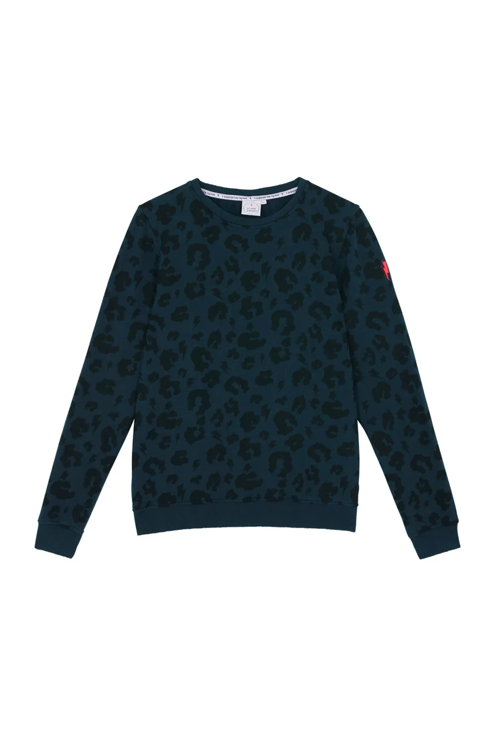 Navy Leopard Sweatshirt school wear