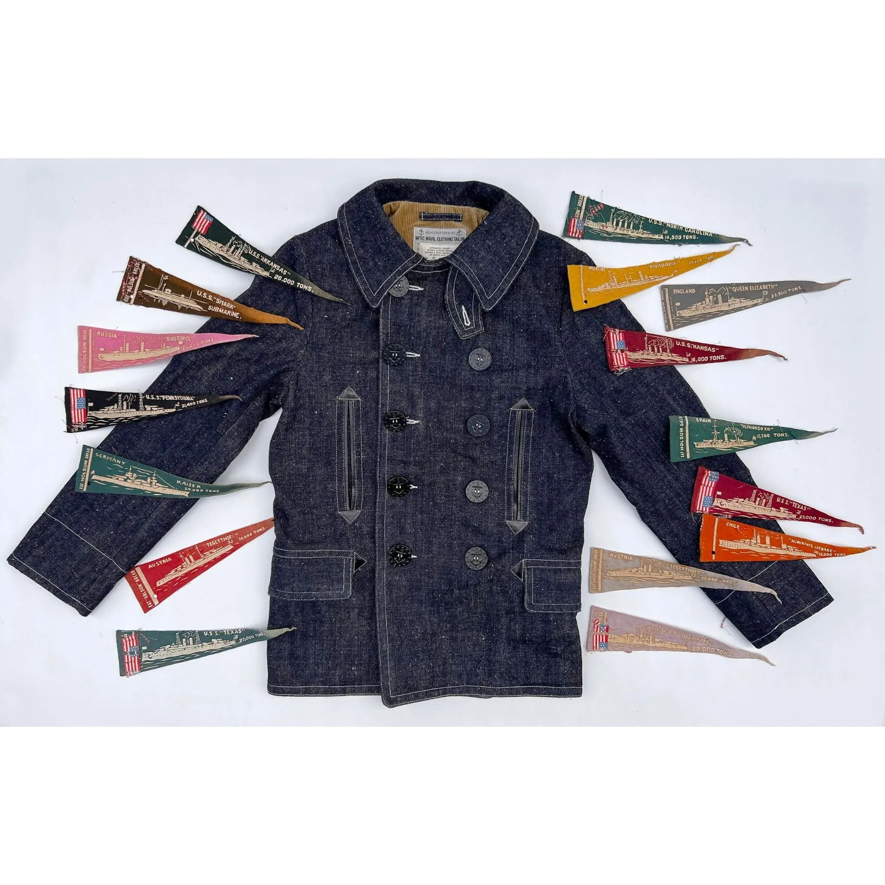 Peacoat - "Okinawa" Denim Heat Guard Pattern Print