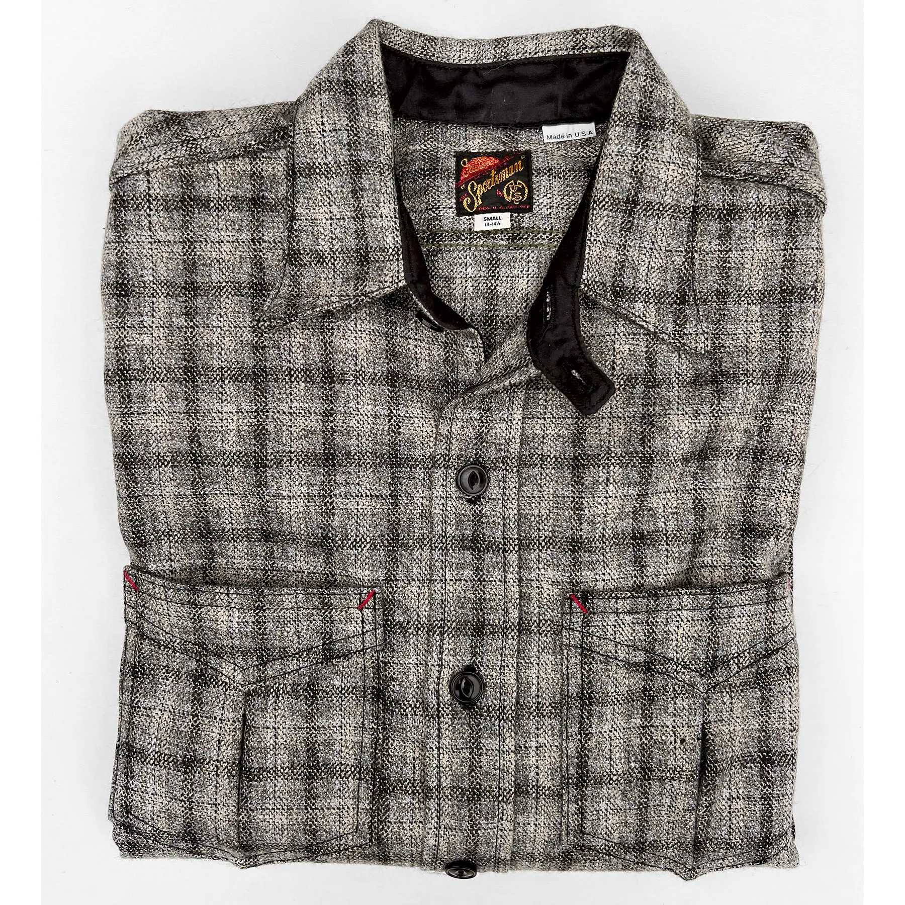 Business Meeting RANGER Shirt NOS Selvedge Woolen Plaid