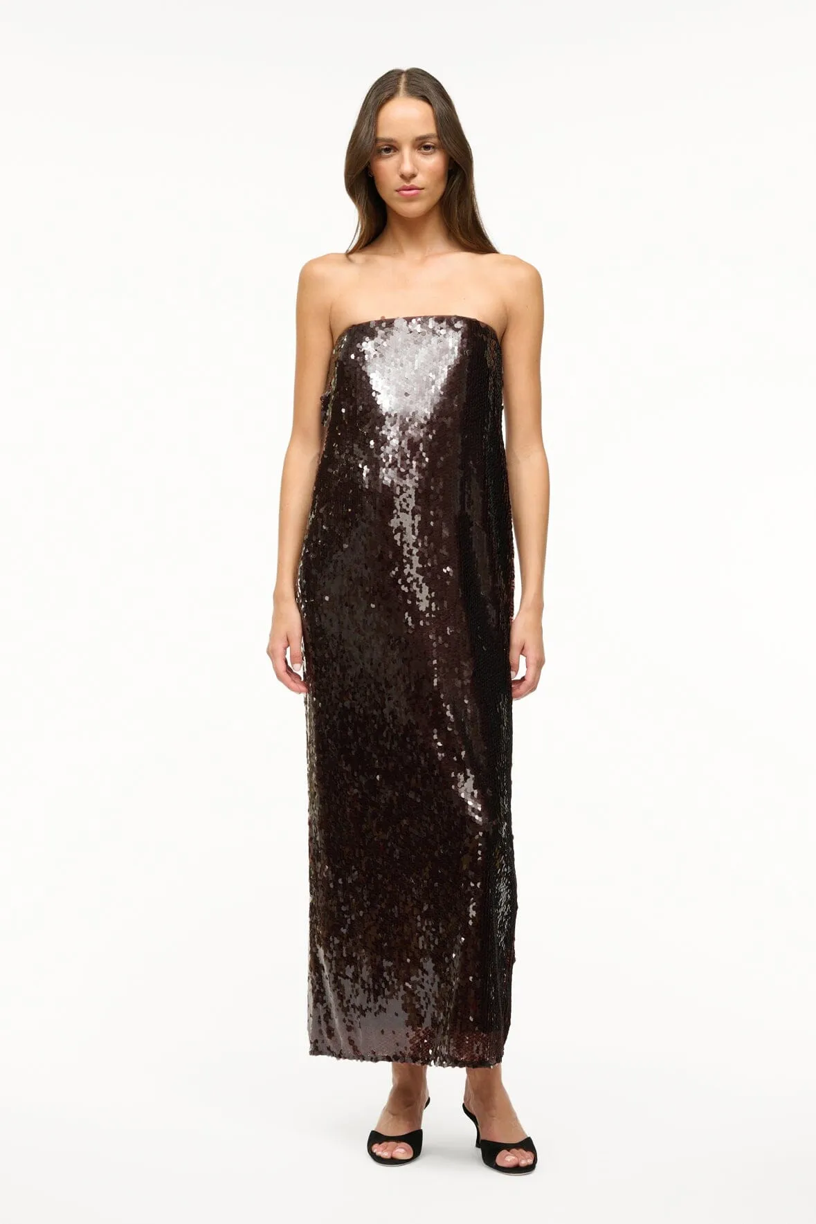 CASEY DRESS | BRONZE Elastic-Waist Perfect Layer
