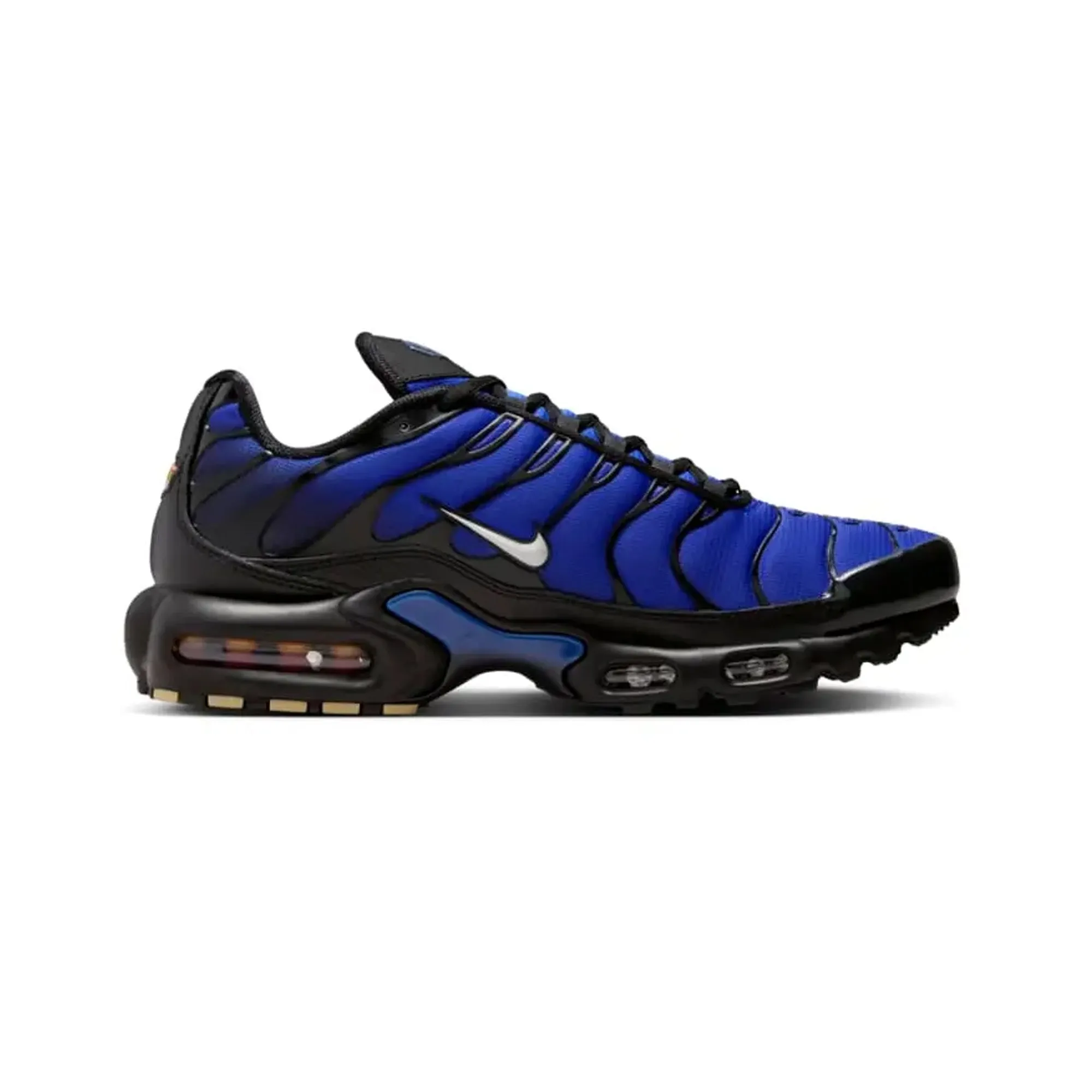 Running Pace Elastic Lace System Nike Air Max Plus TN Premium 'Black Racer Blue' (2024)