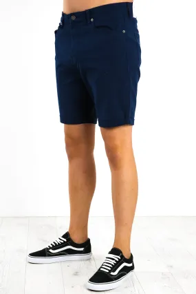 R3 Canvas Short Dark Ink Reinforced Pockets MachineWashable
