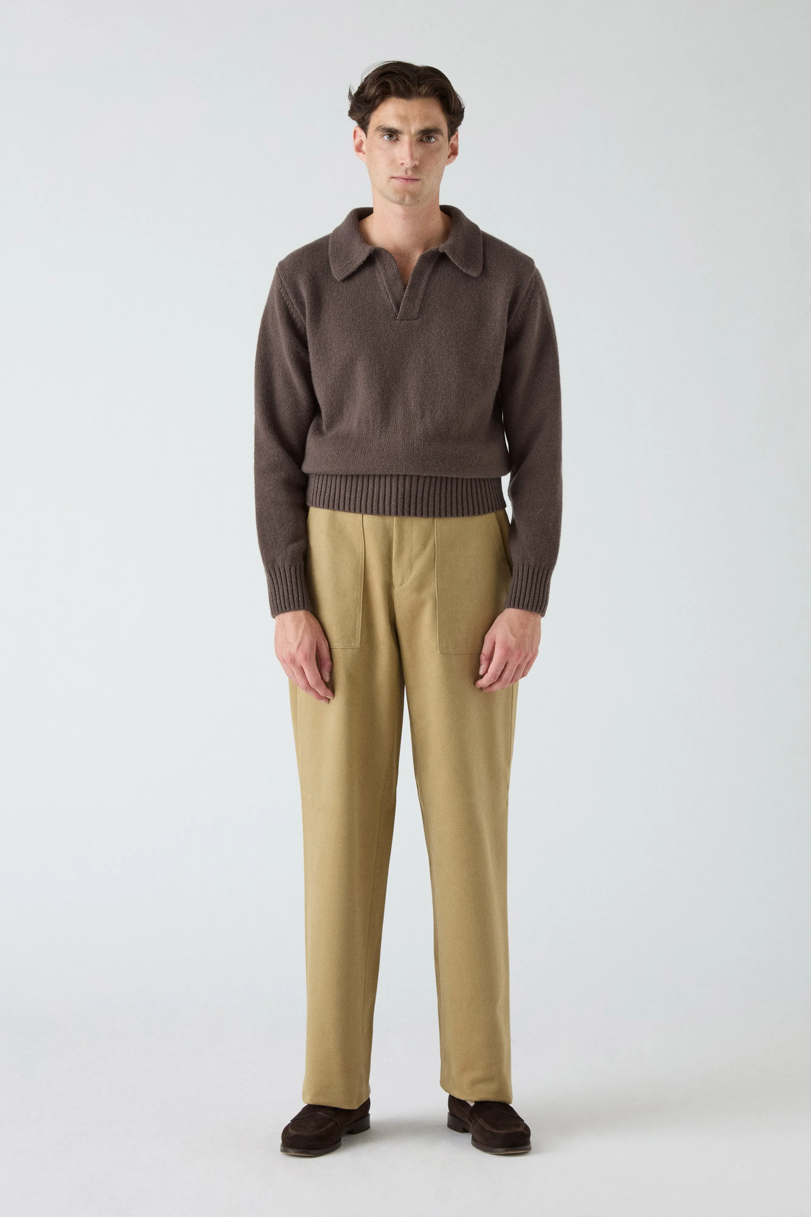 Albert Fatigue Trousers - Beige Laser cut High Mobility