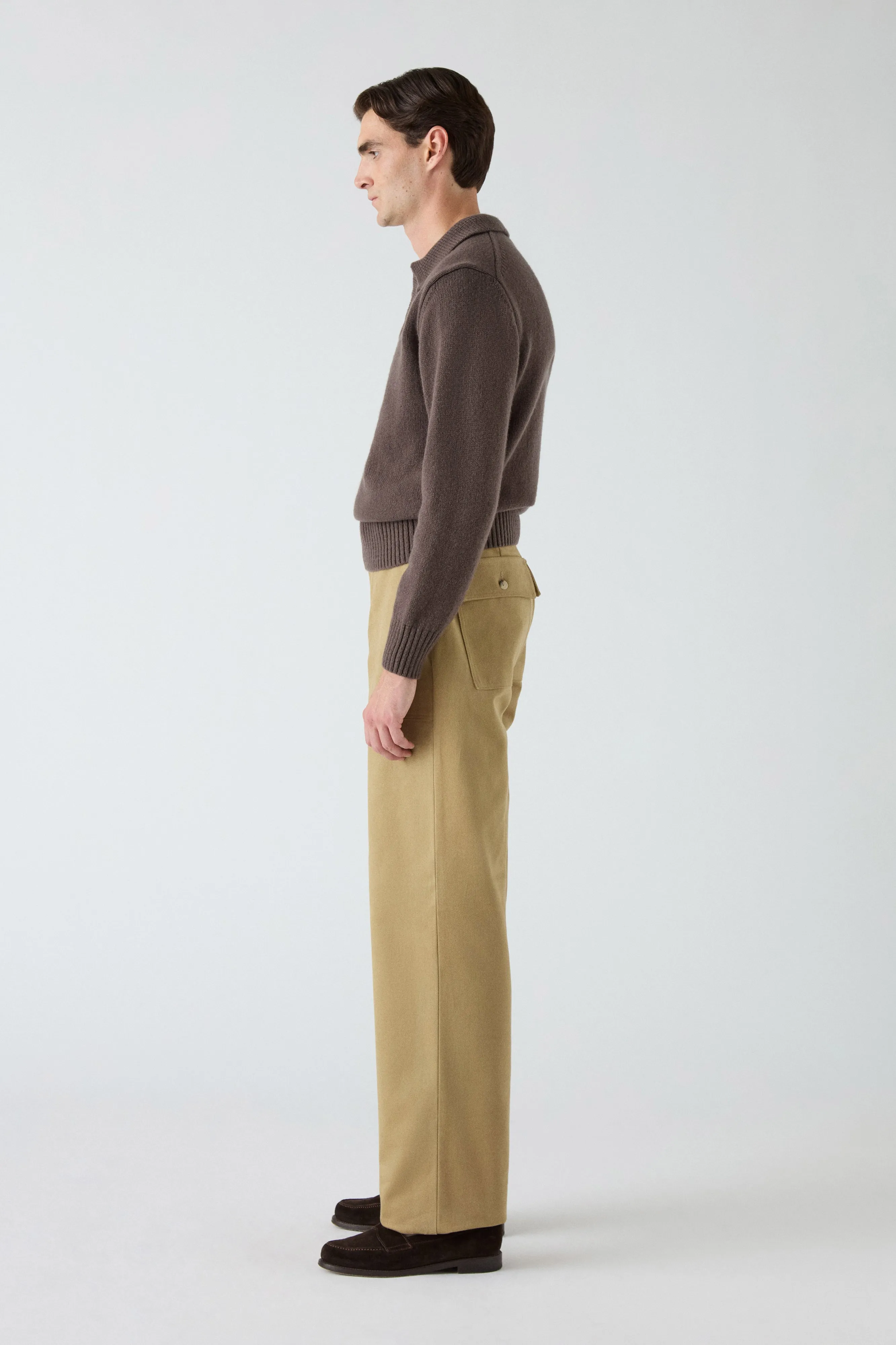 FadeResistant Albert Fatigue Trousers - Beige