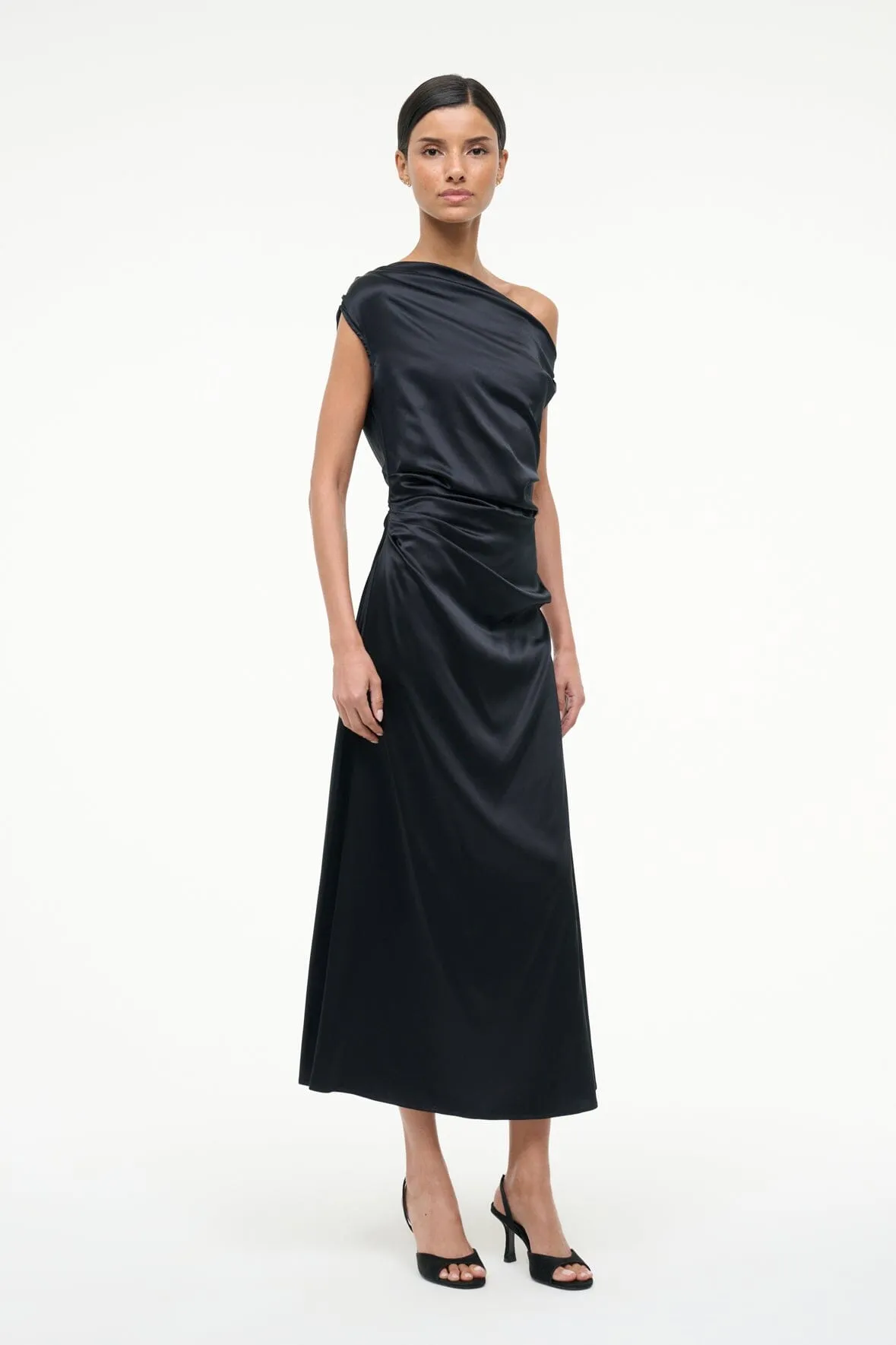 PHARE SILK DRESS | BLACK Youth Charm