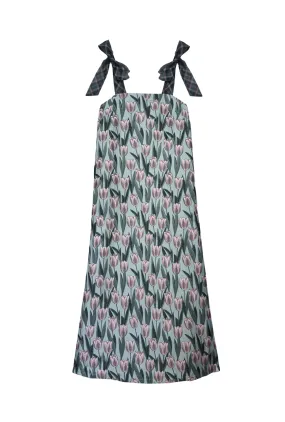 Feminine off-the-shoulder gown Chill Edge Pillar Gown - Tulip Jacquard