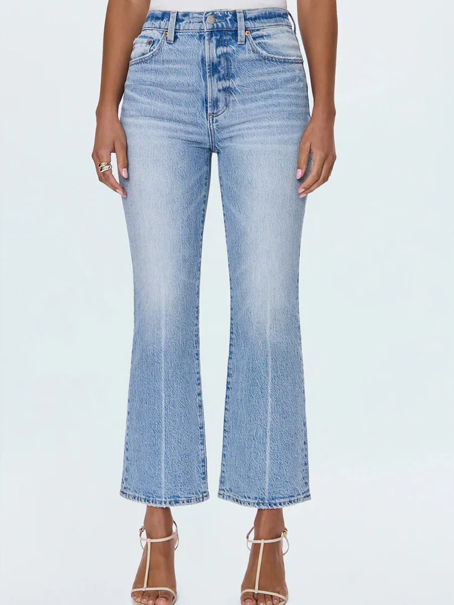 Essential Look Stain Resistant Weave PISTOLA ALLY HIGH RISE VINTAGE ANKLE BOOT JEAN