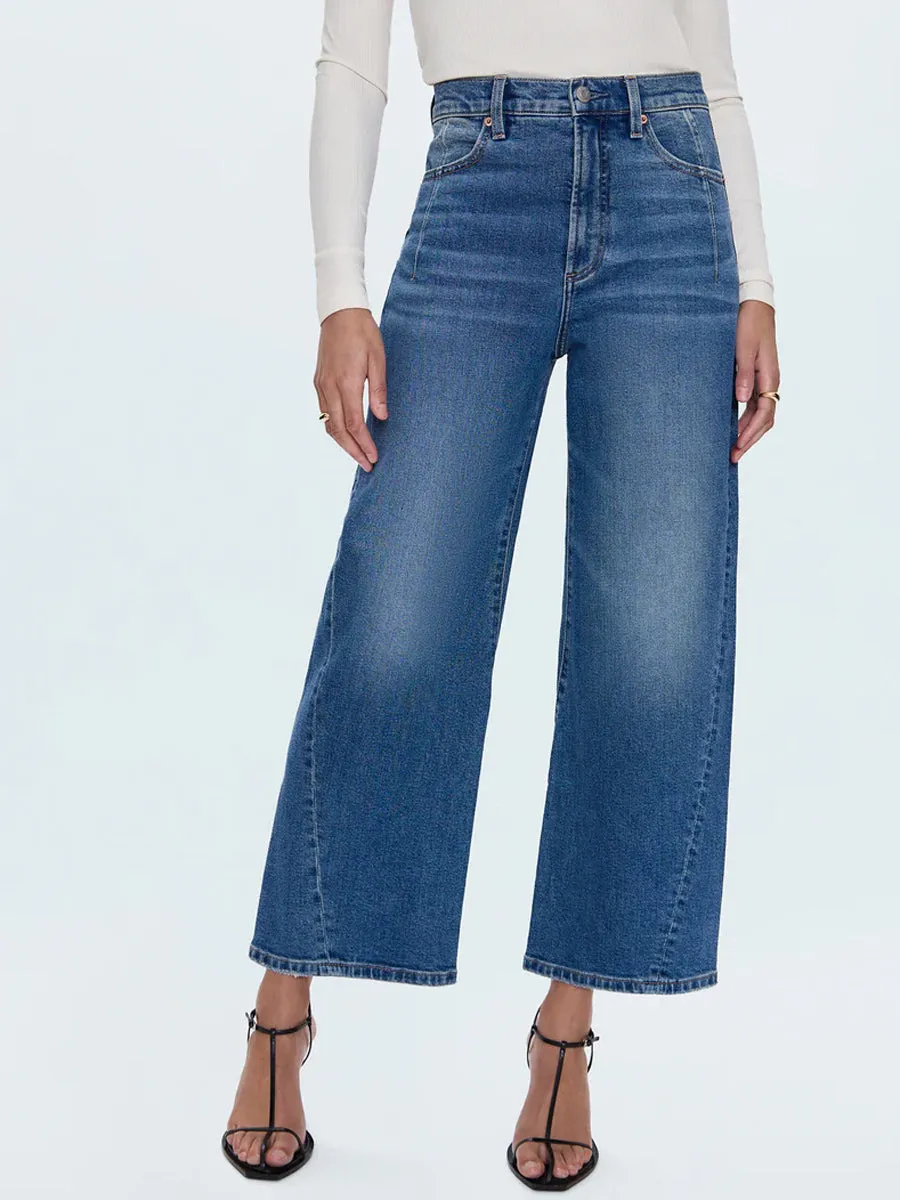 Soft Finish PISTOLA KYRA HIGH RISE BOWED ANKLE JEAN - SOHO