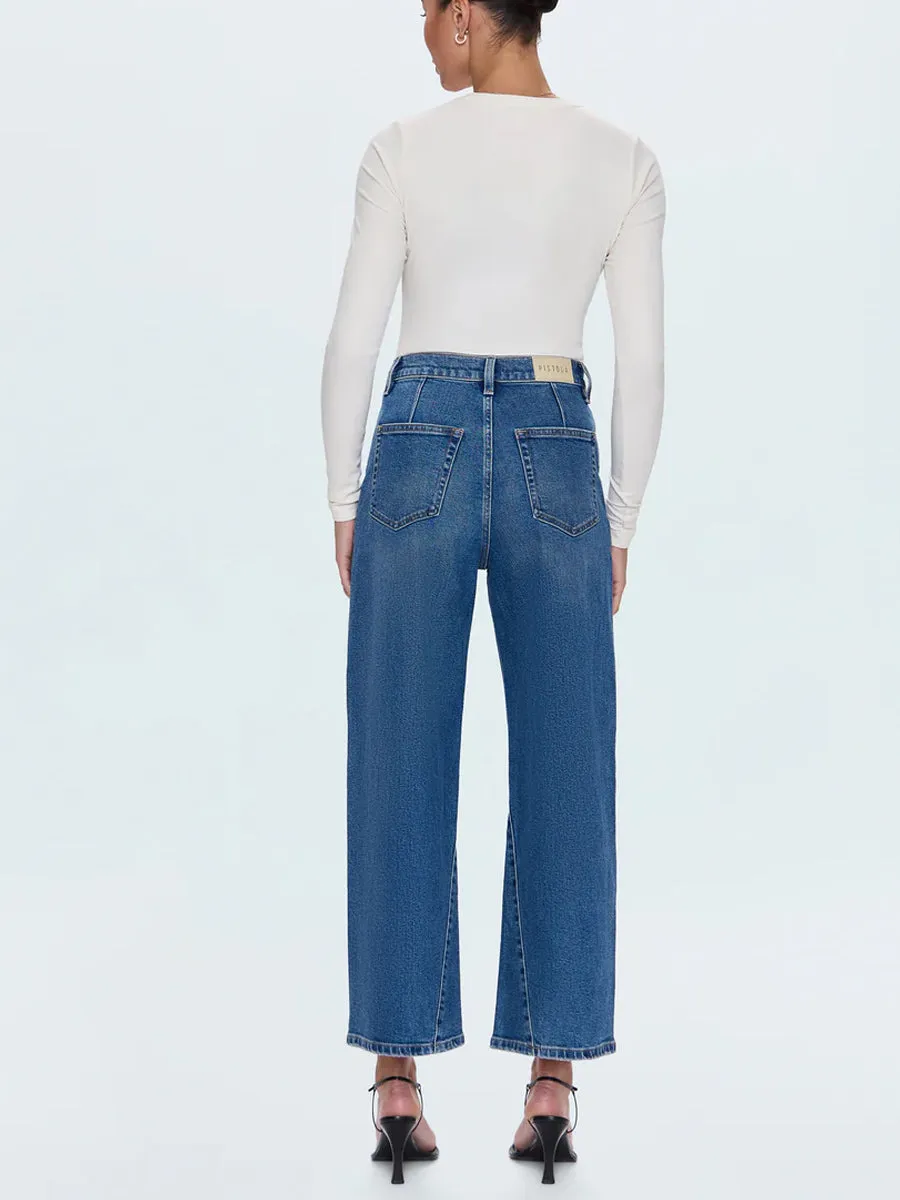 PISTOLA KYRA HIGH RISE BOWED ANKLE JEAN - SOHO Moisture Wicking Technology