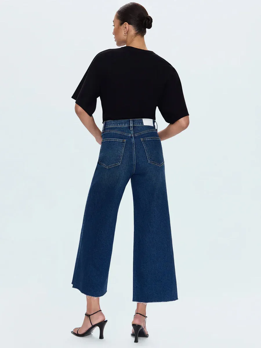 Relaxed Style PISTOLA LANA CROP HIGH RISE ULTRA WIDE LEG JEAN - BROADWAY