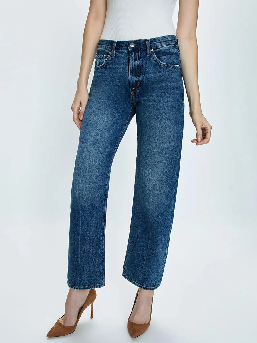 Seam-Free PISTOLA LEXI MID RISE BOWED STRAIGHT PANT - ARTISAN