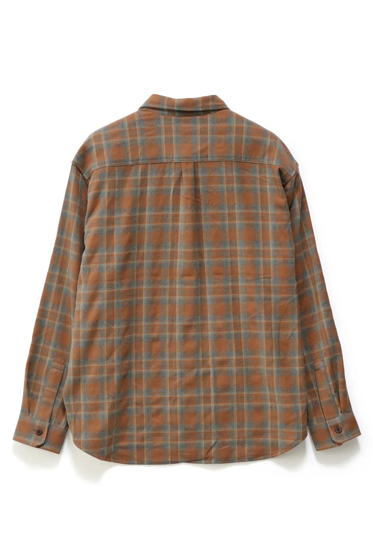 TearResistant Blends Plaid Long Sleeve Overshirt Sienna