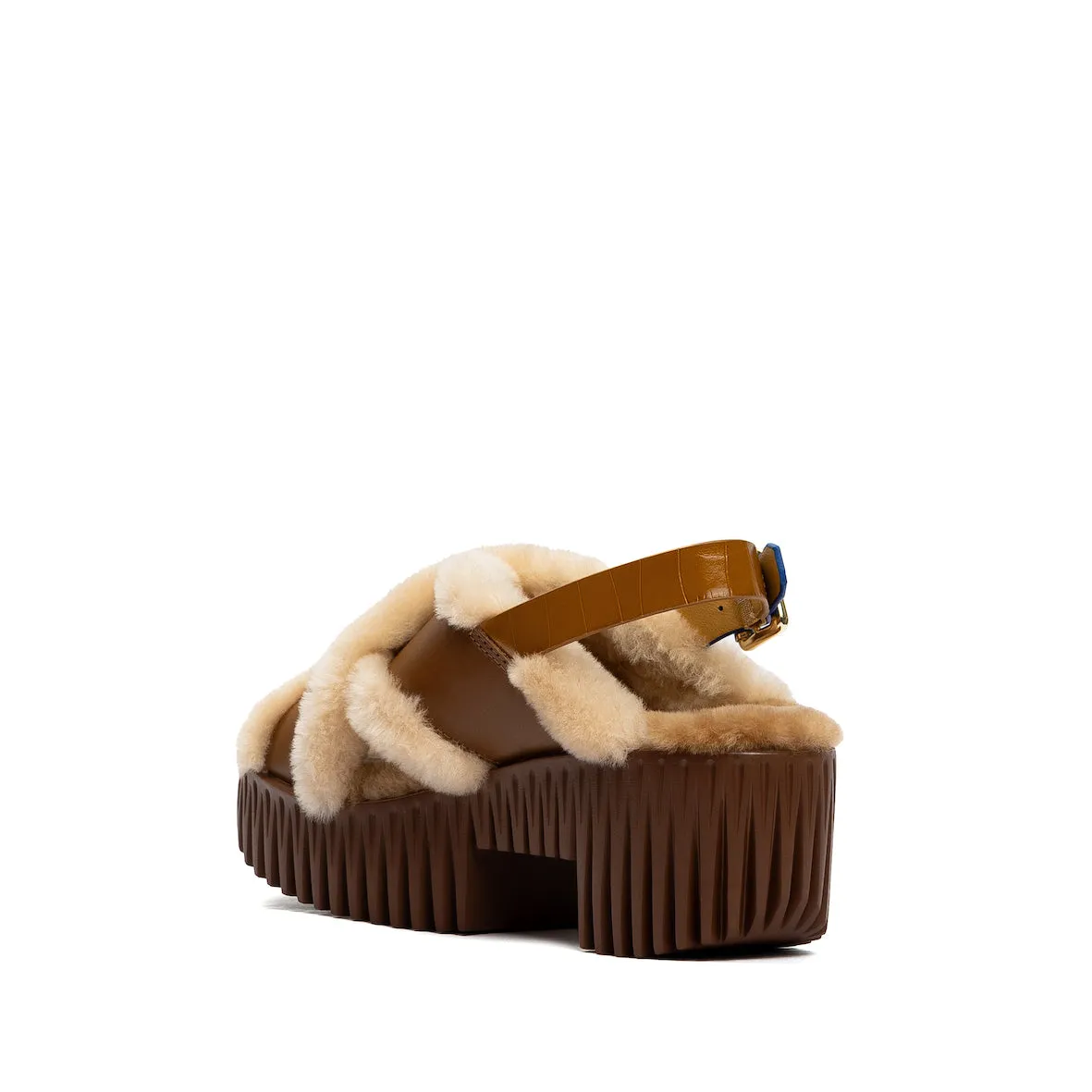 Embellished PLIA PUFFY BROWN