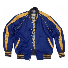 No Roll Collar Technology Podium Jacket - Royal Blue/Gold