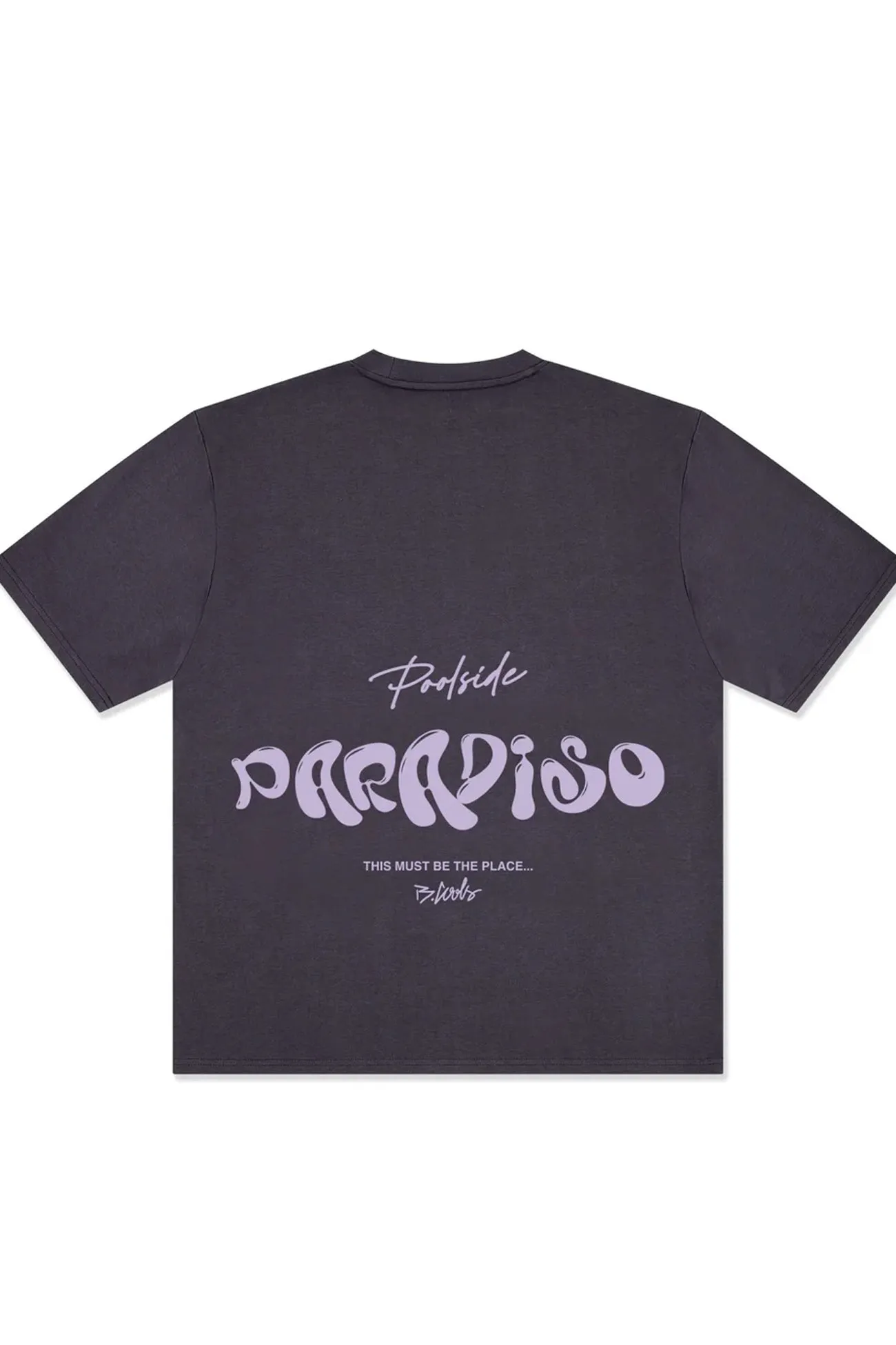 PP Tee Washed Black Reinforced Stitching
