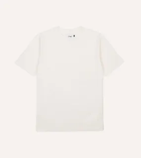 Comfort Stretch Wear Antique White Flam?? Cotton Crew Neck Hiking T-Shirt