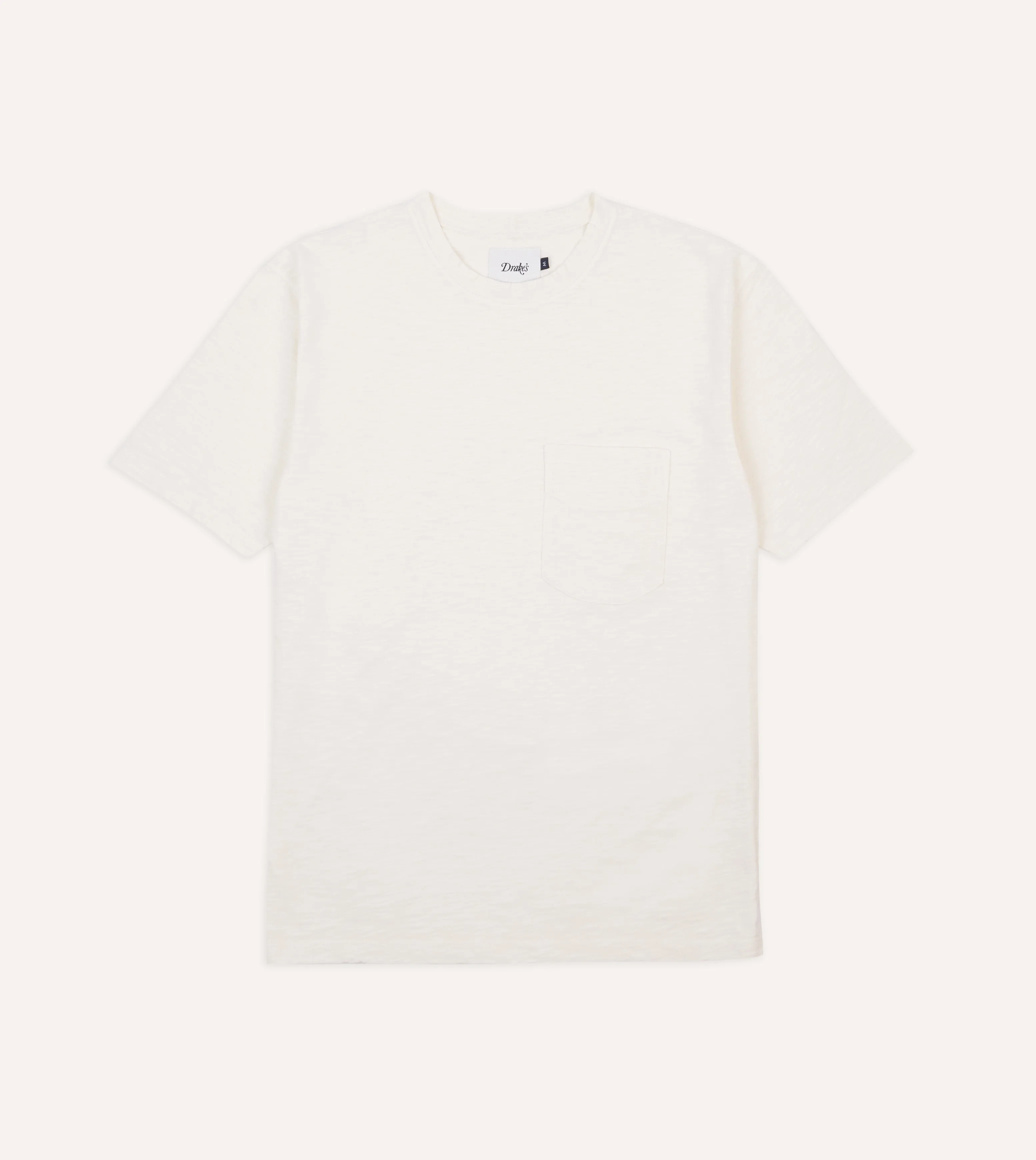 Comfort Stretch Wear Antique White Flam?? Cotton Crew Neck Hiking T-Shirt