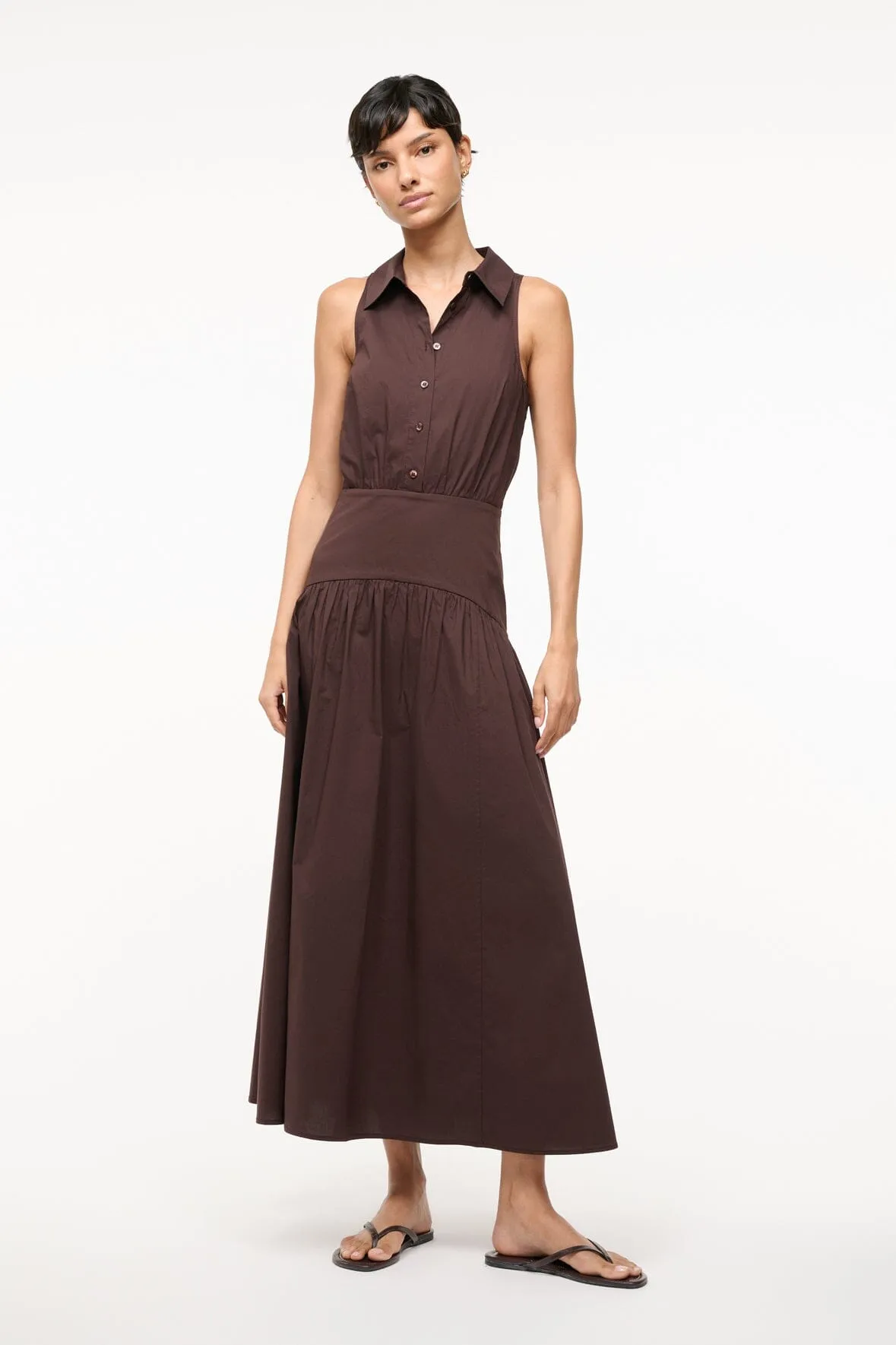 NonIrritatingLining Classic Look ROMY DRESS | EARTH