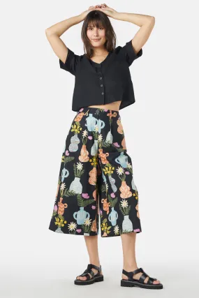 Pretty Vases Skort Elastic Cuff Hidden Pocket System