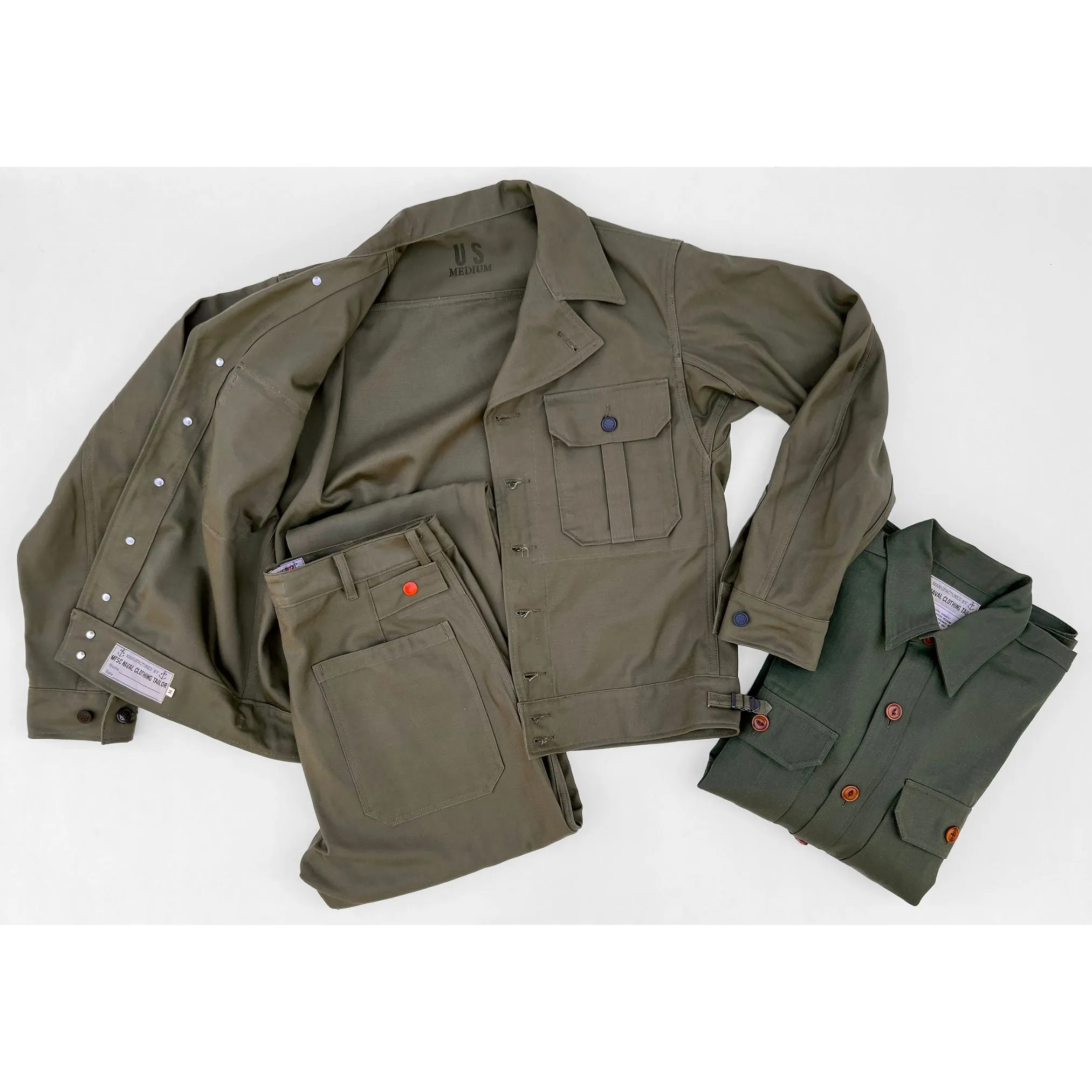 MF41 Utility Jacket - OG-107 Cotton Sateen Mesh Venting