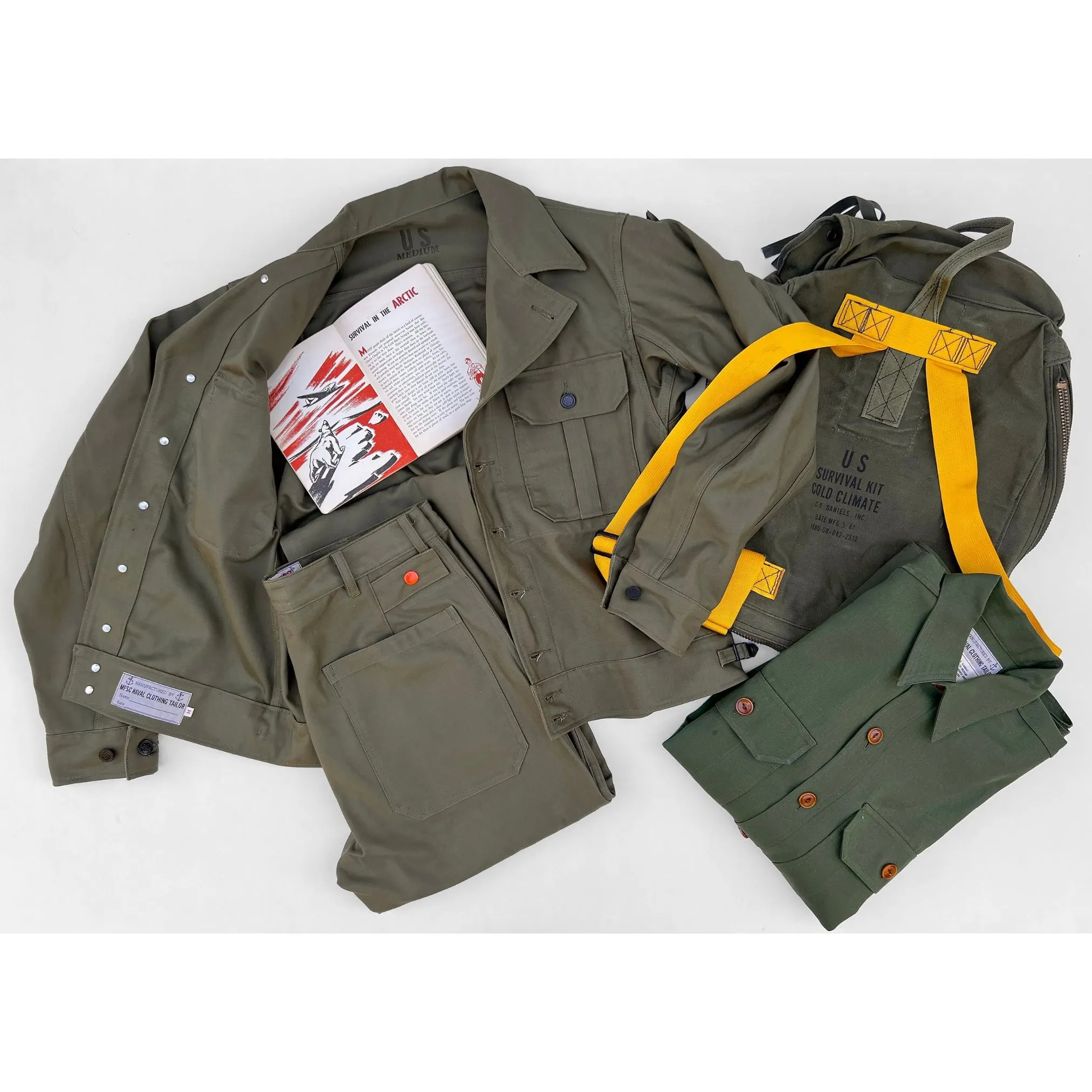 MF41 Utility Jacket - OG-107 Cotton Sateen Simple Comfort Lightweight Fabric