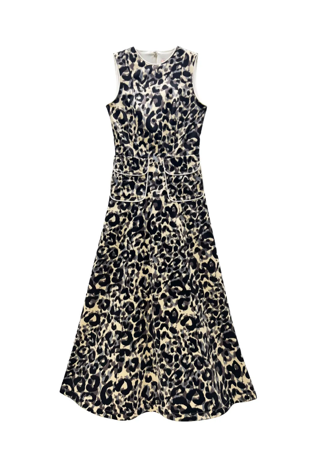 Kelly Gown MIDI - Leopard Modern Layering Polished Appearance