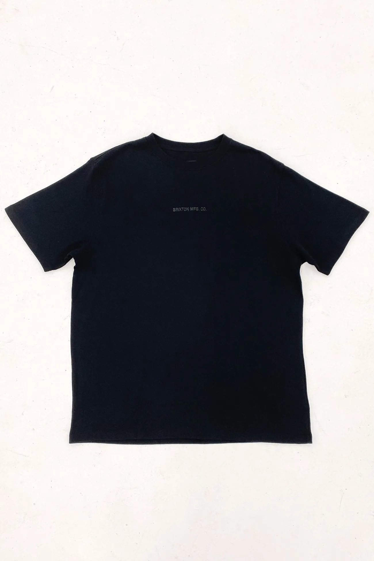 AirflowOptimized Design Quality Embroidered Heavy Weight Short Sleeve Standard Tee Black Classic Wash