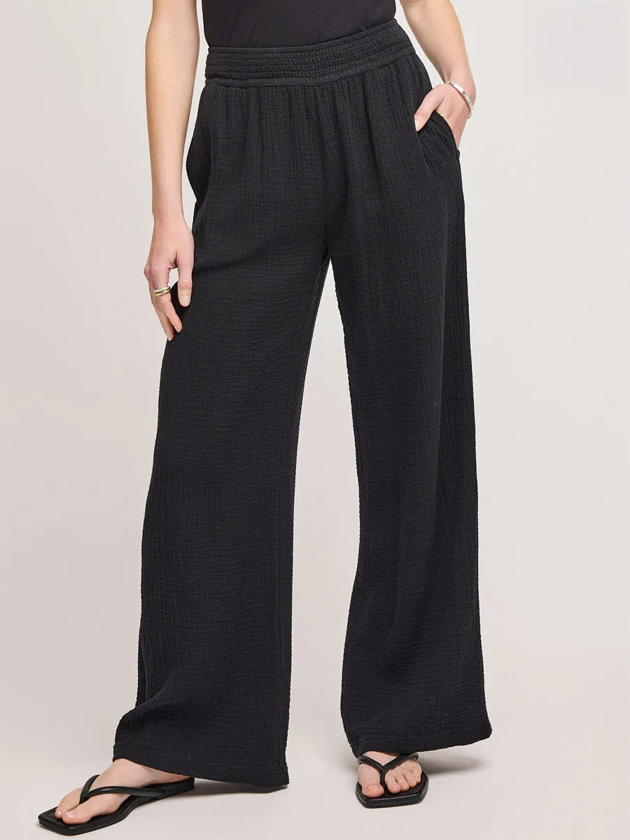 ADELAIDE PANT - BLACK Ergonomic Cut