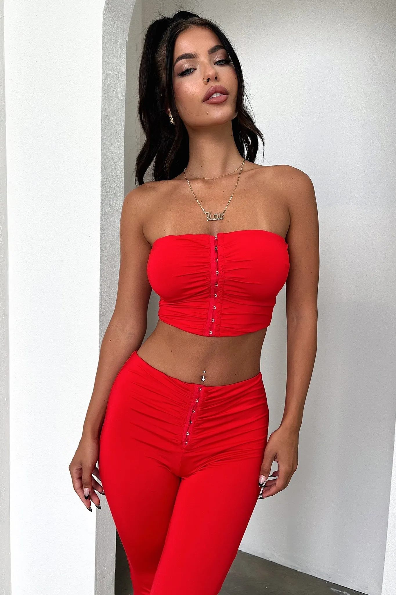 Soft and Light Tarla Pants - Red