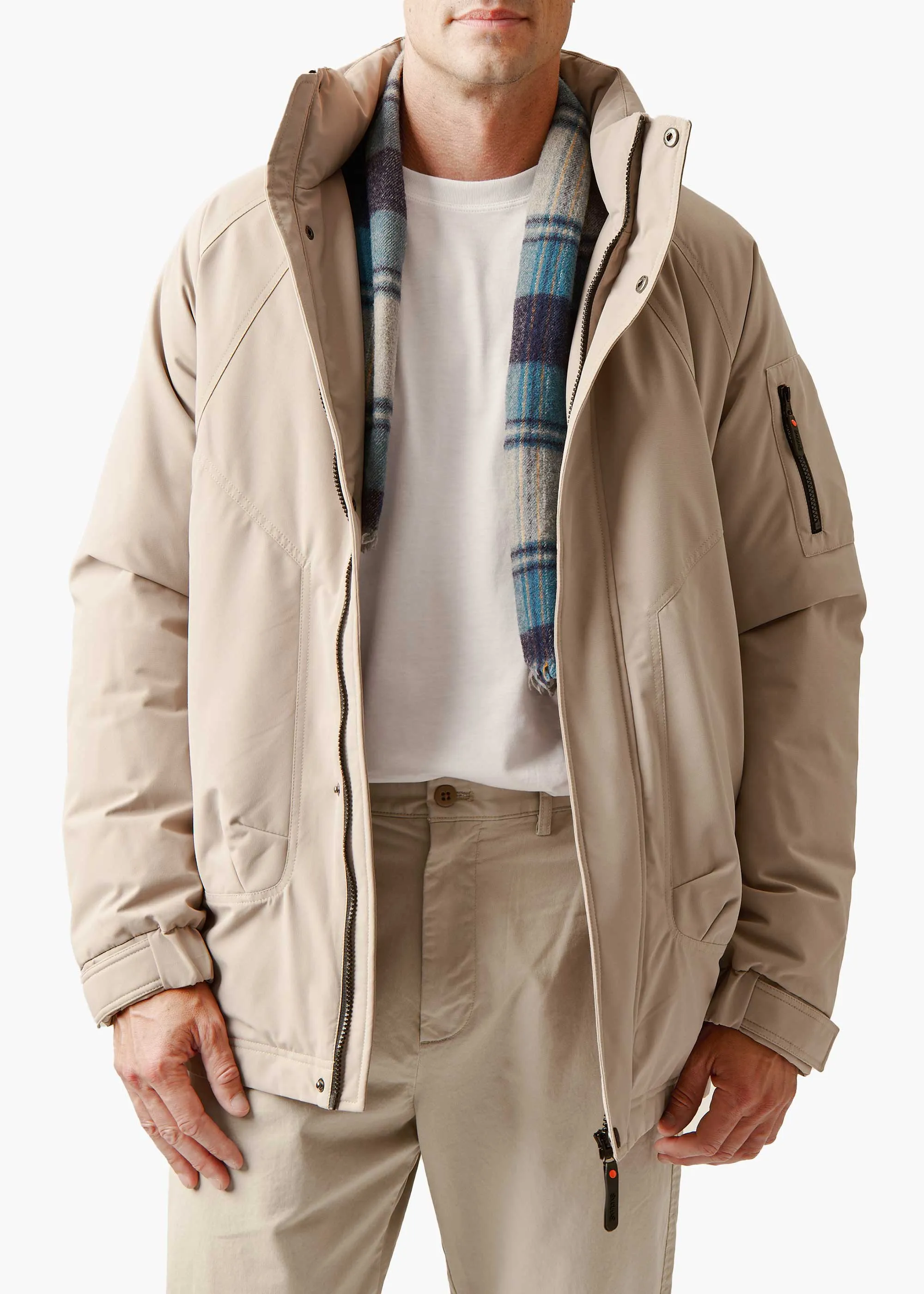 Skadi Down Parka Easy Fit Temperature Regulating Fabric