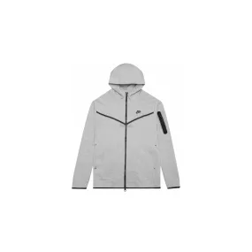 Nike Sportswear Tech Fleece Full-Zip Hoodie 'Heather Grey/Black' (2020) Comfort footbed